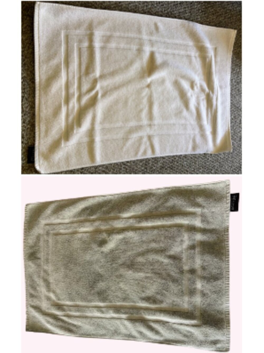 Coordinated Pair of Kenneth Cole Reaction Home 100% Cotton Bath Mats